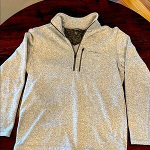 Eddie Bauer Quarter Zip Sweater. Like New. Size Large Tall.